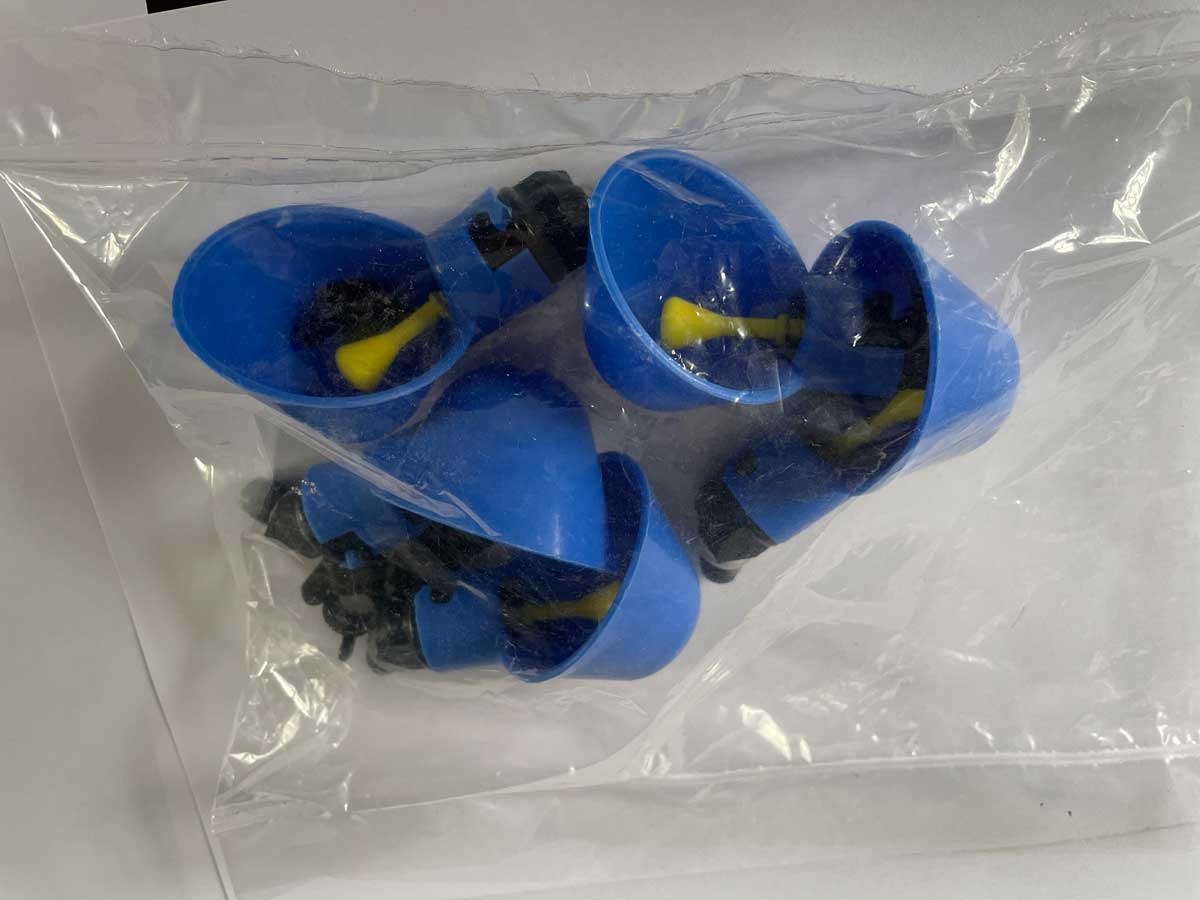 Drinker cups - make your own chicken drinkers (pack of 5)