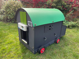 Shepherds Hut Chicken Coop - Large Auto-Door (up to 8 chickens)